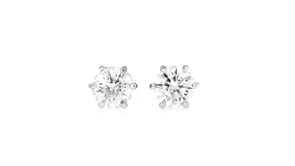 1.00 ct. t.w. Moissanite Stud Earrings in Sterling Silver