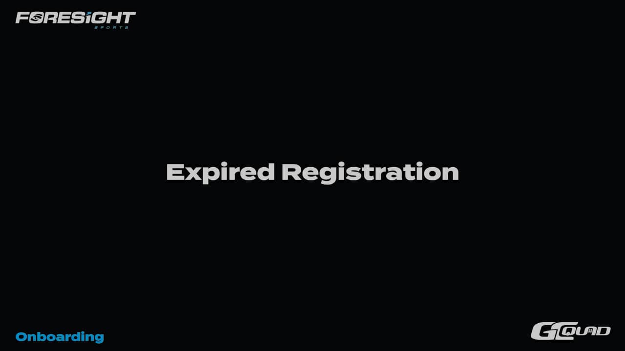 GCQuad Onboarding expired registration on Vimeo