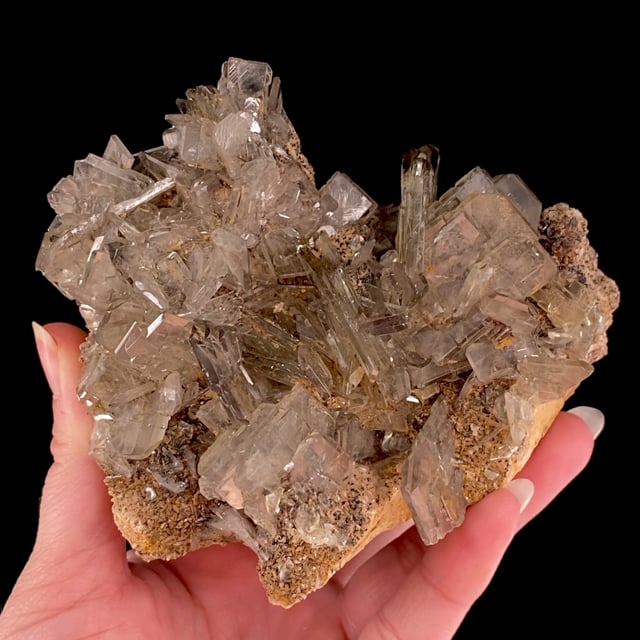 Baryte (fine crystals)