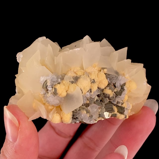 Calcite with Dolomite and Pyrite