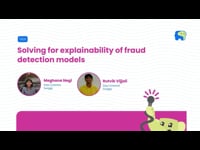 Solving for explainability of fraud detection models