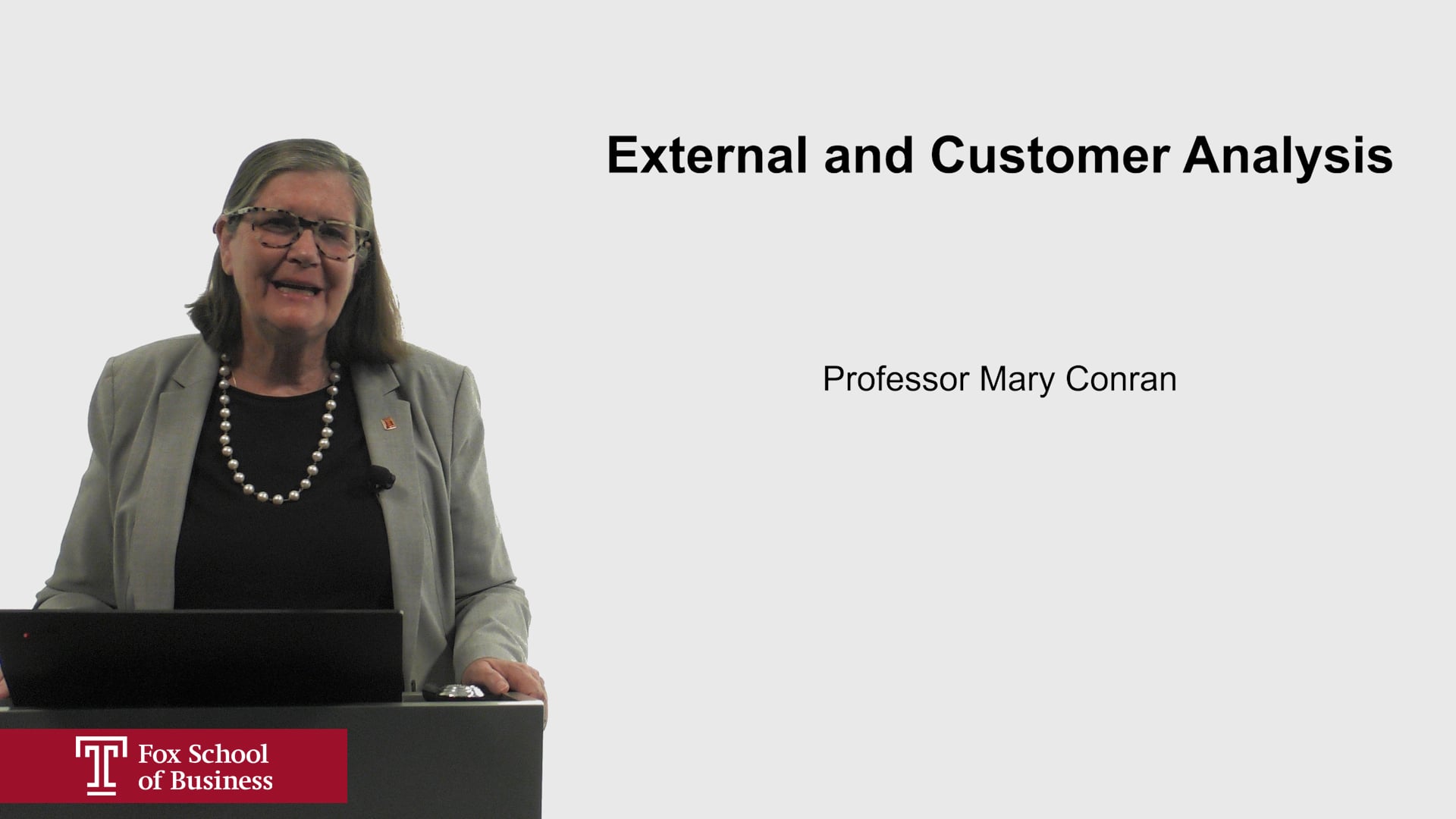 External and Customer Analysis