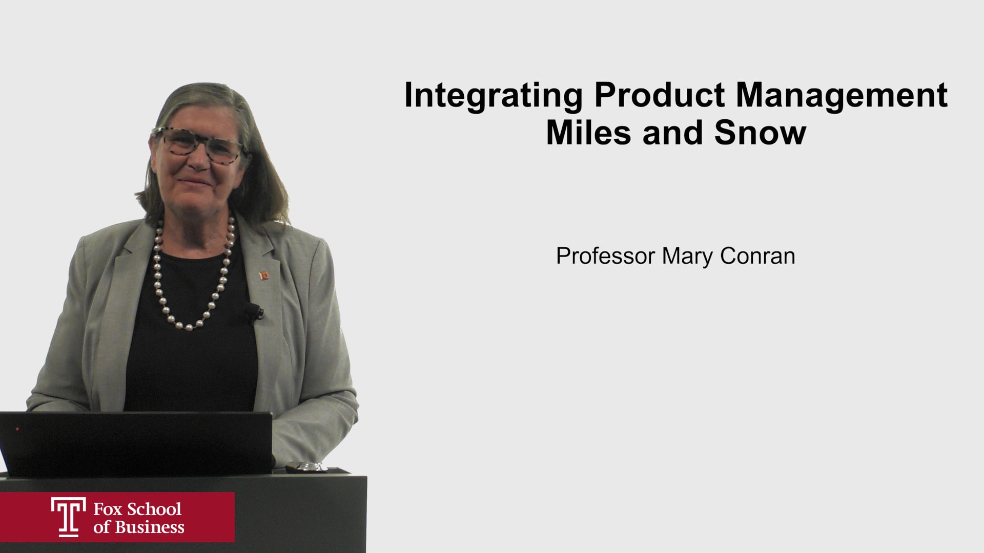 Integrating Product Management Miles and Snow