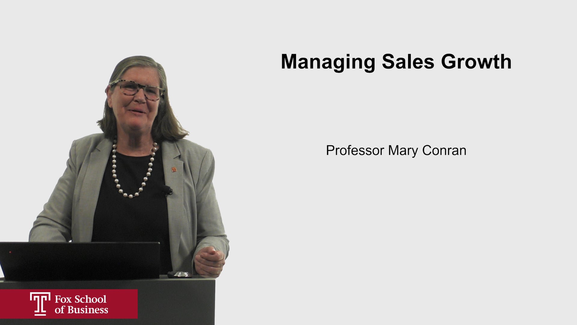 Managing Sales Growth