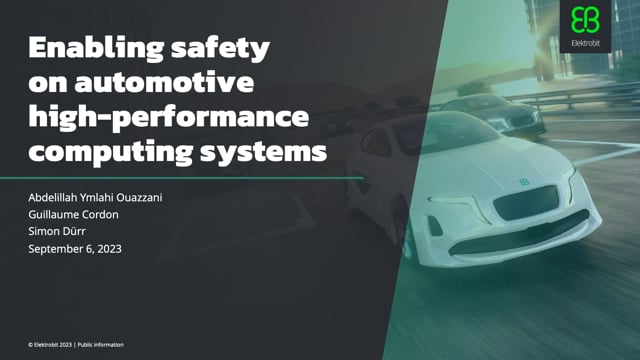 Enabling safety on a high-performance computing system