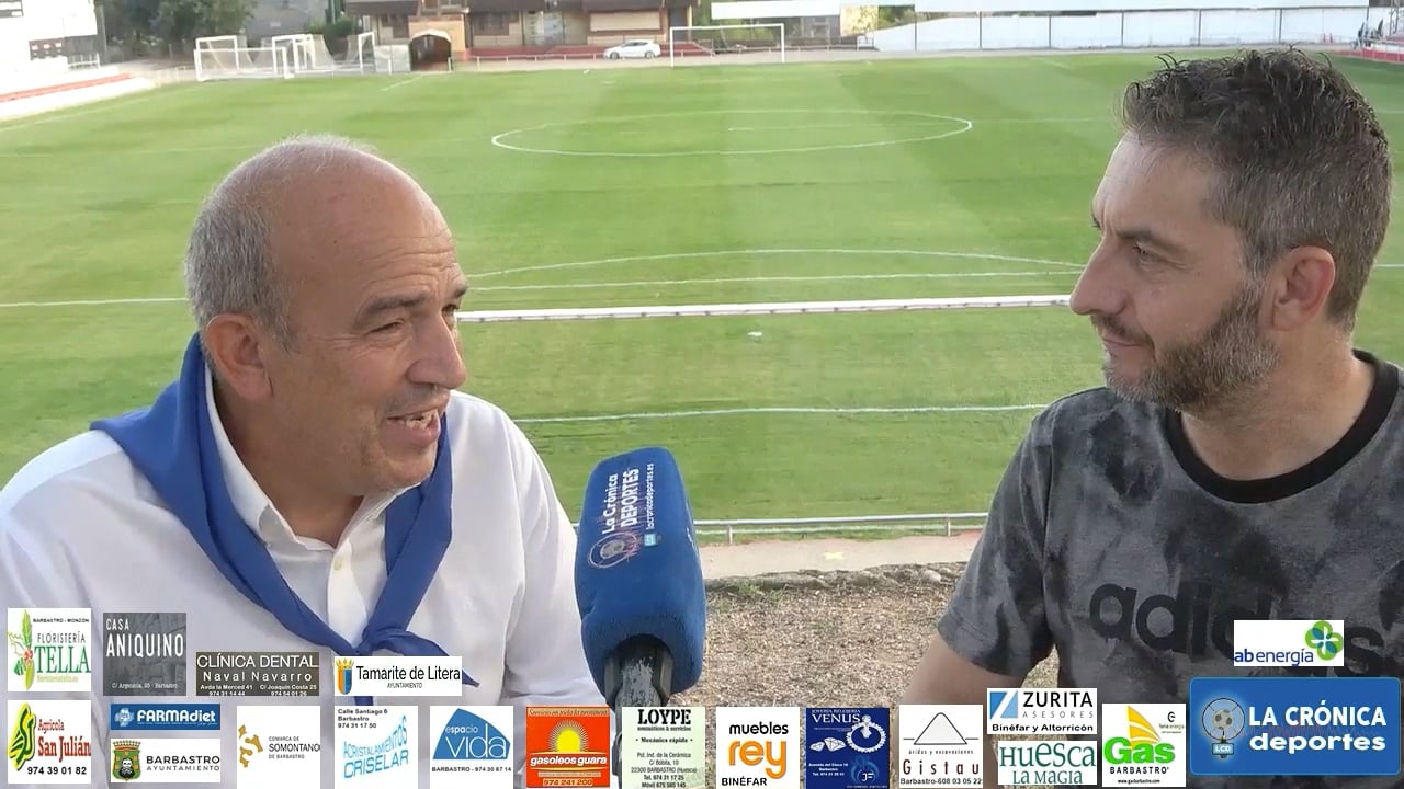 RAFA TORRES (Presidente de la UD Barbastro) "Analizamos la planificación de la temporada en segunda rfef.