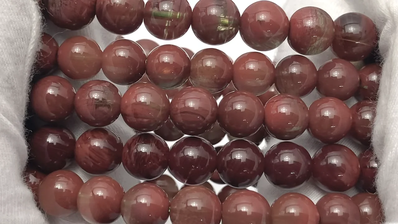 アンデシン（産地・チベット） ラウンド9mm ブレスレット｜天然石