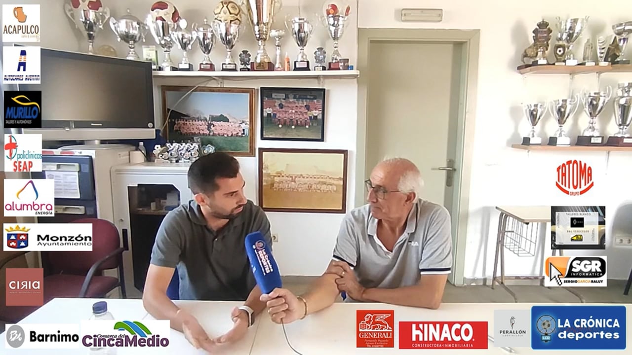 FRAN PUYER NUEVO COORDINADOR DEL FÚTBOL BASE EN MONZÓN  QUE MOVERÁ  UNOS 400 JUGDORES/AS EN TOTAL