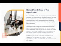 Six Critical Elements	