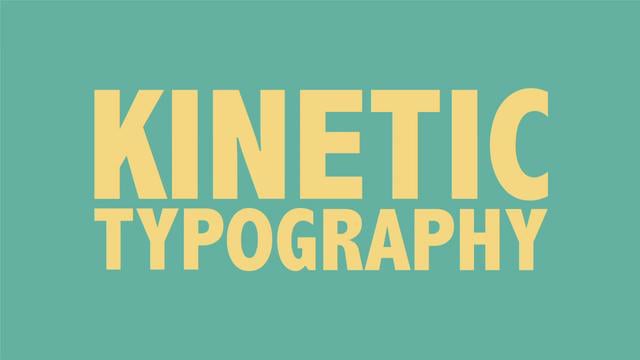kinetic typography animation tutorial video by jesse