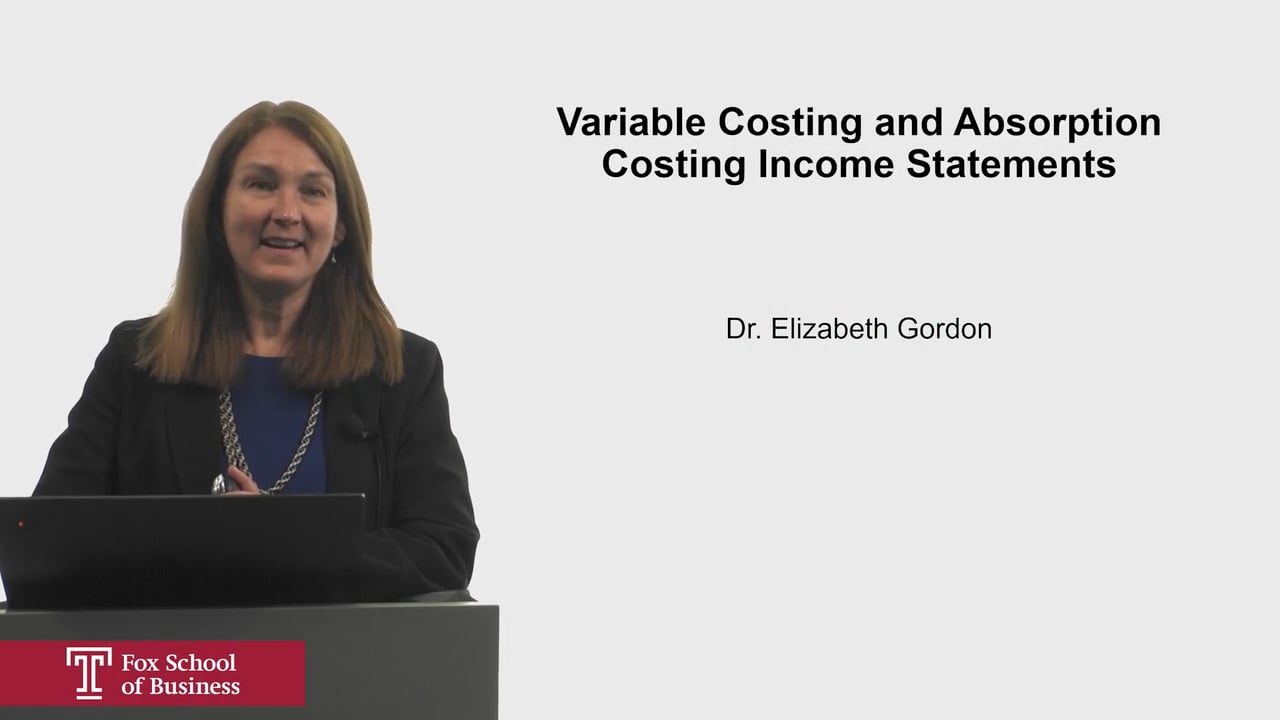 Variable Costing and Absorption Costing Income Statements