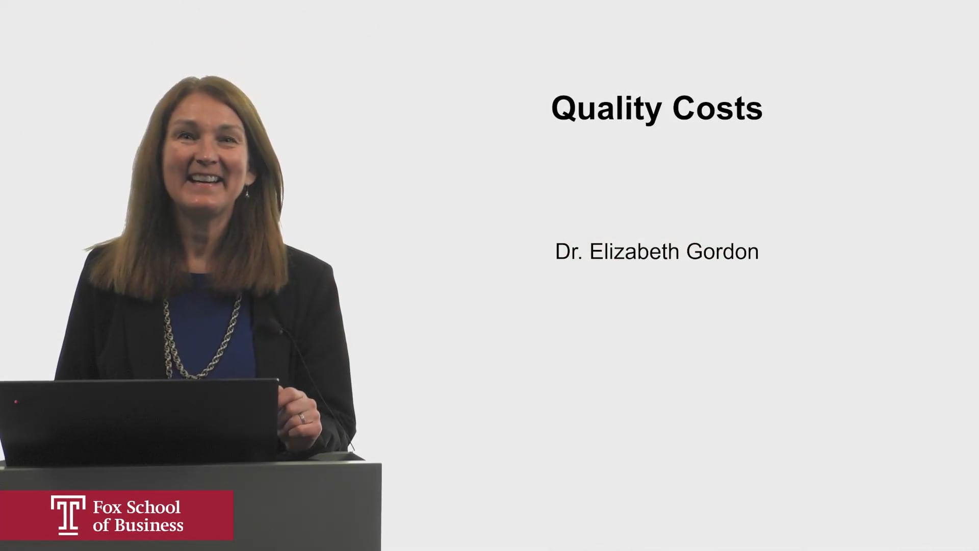 Quality Costs