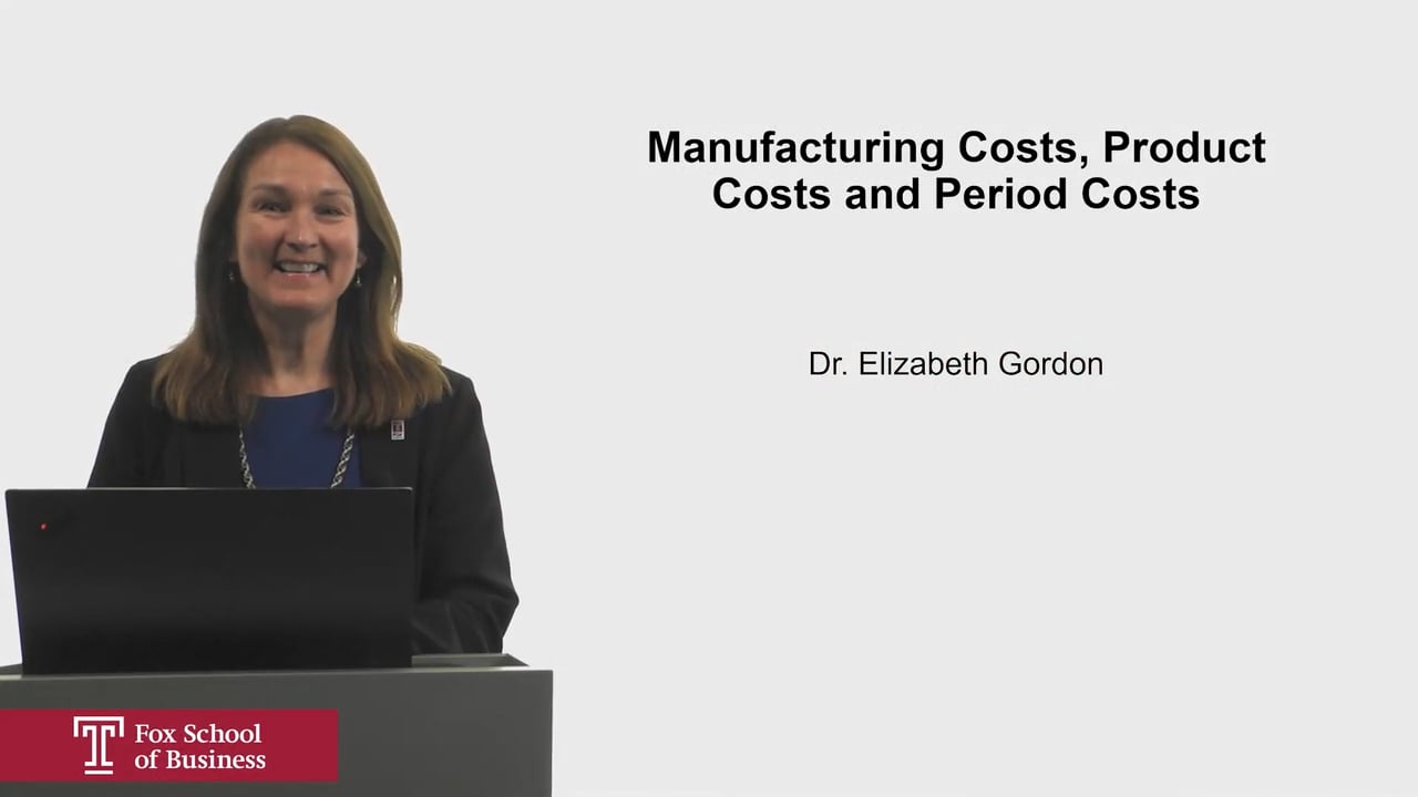 Manufacturing Costs, Product Costs and Period Costs