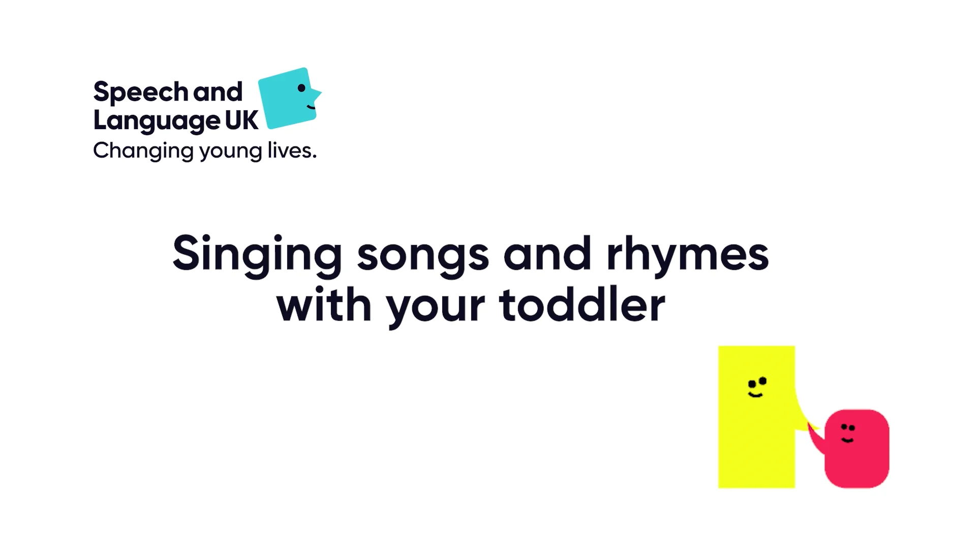 Singing songs and rhymes with your toddler