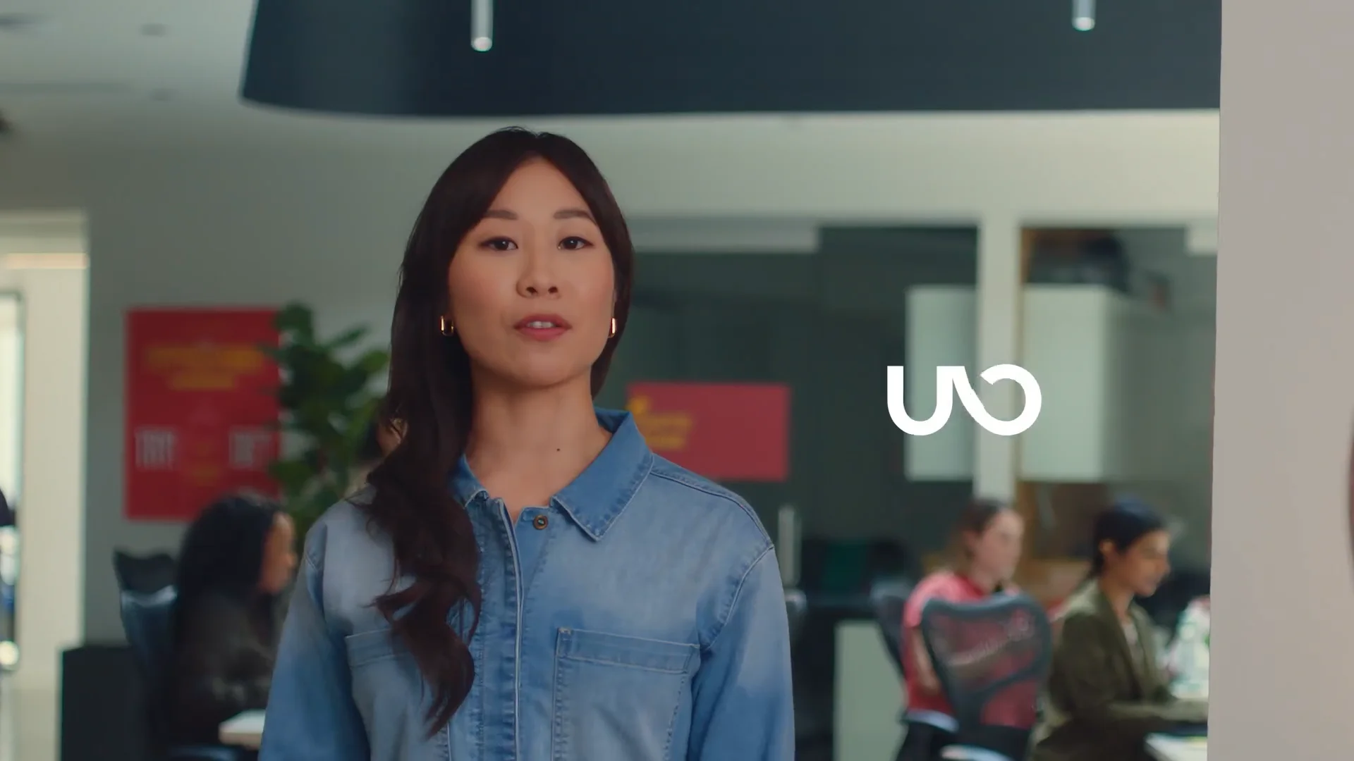 Upwork commercial styled by Chicago Wardrobe Stylist, Tahler Johnson.