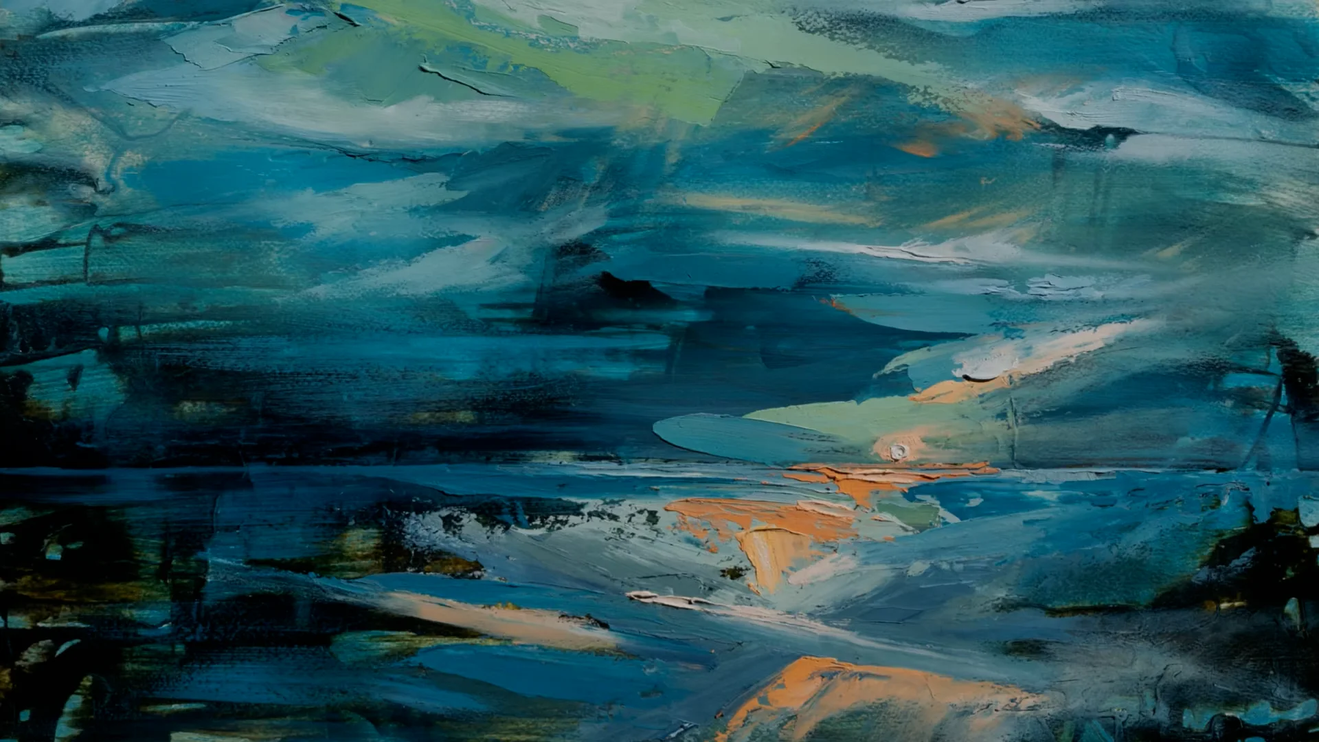 Sept 7 - How to Paint an Abstract Landscape Step by Step on Vimeo