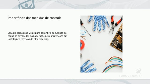 M2A3 - Medidas de controle do risco elétrico no SEP