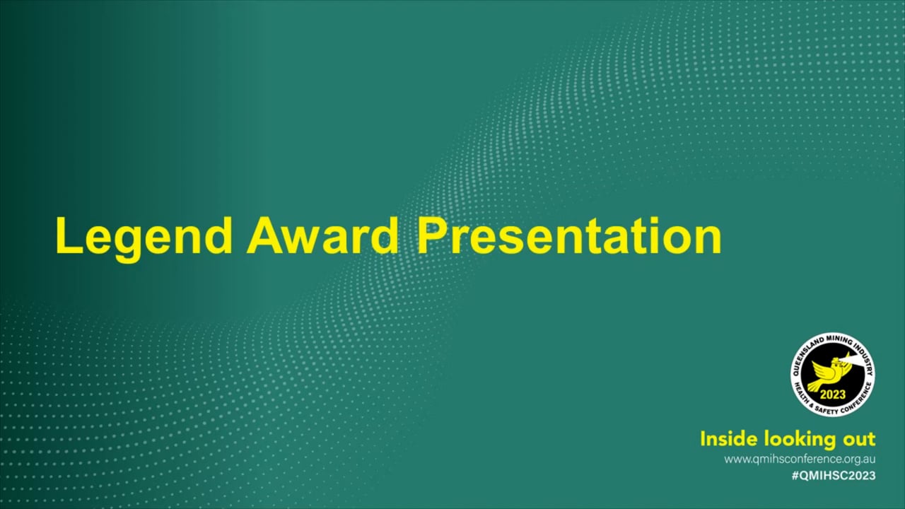 Presentation of Legends Award