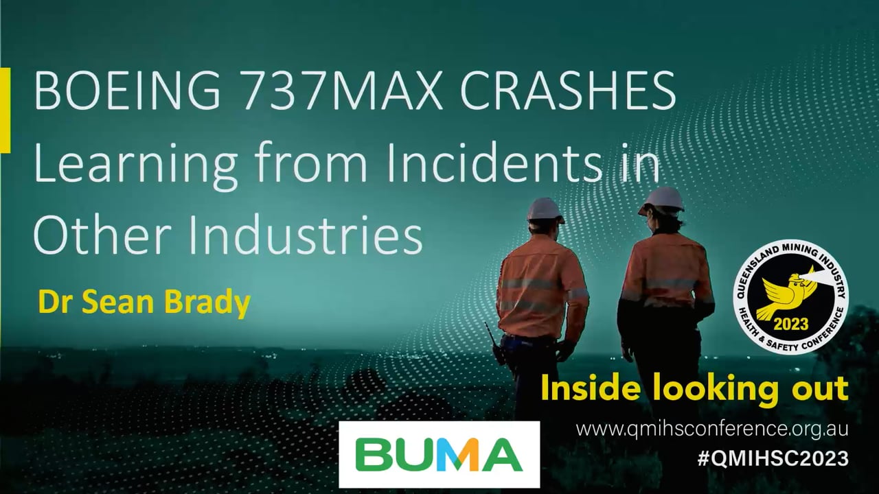 Brady - The Boeing 737 MAX crashes: Learning from organisational failures in other industries
