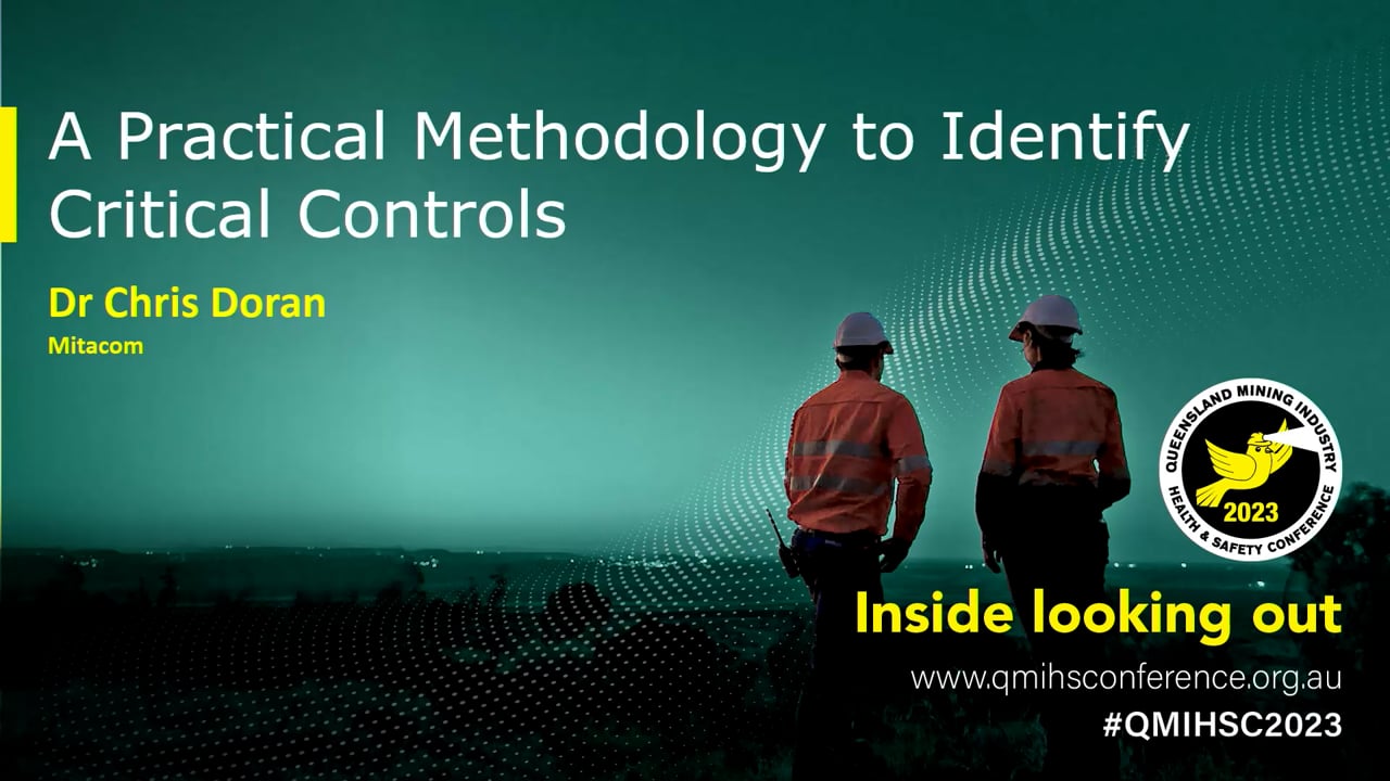 Doran/Doran - A practical methodology to identify critical controls