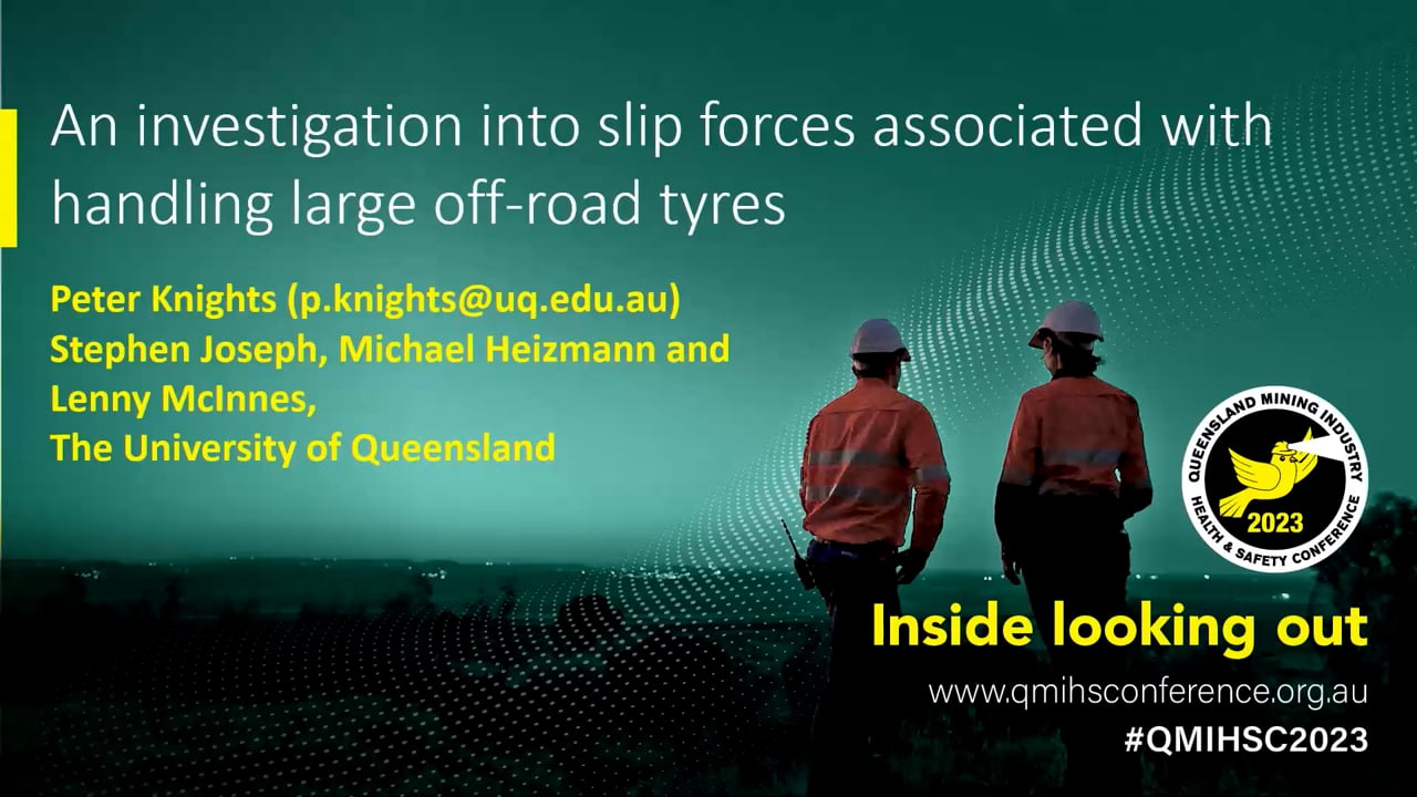 Knights - An investigation into slip forces associated with handling large off-road tyres