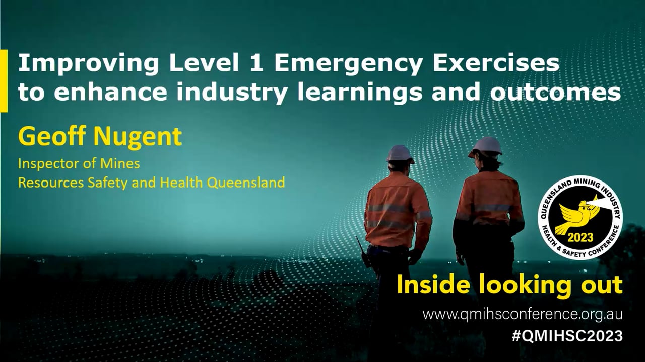 Nugent - Improving level 1 emergency exercises to enhance industry learnings and outcomes