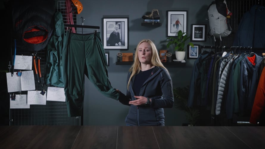 Rab Xenair 3/4 Insulated Pants | Videos & Movies on Vimeo
