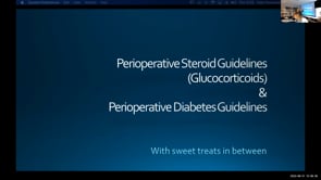 Perioperative Steroids & Diabetes Guidelines 2023