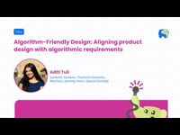Algorithm Friendly Design: Aligning product design with algorithmic requirements