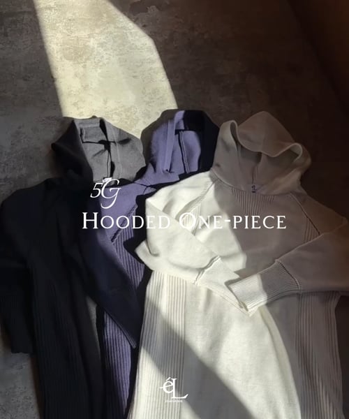 【eL】5G Hooded One-piece