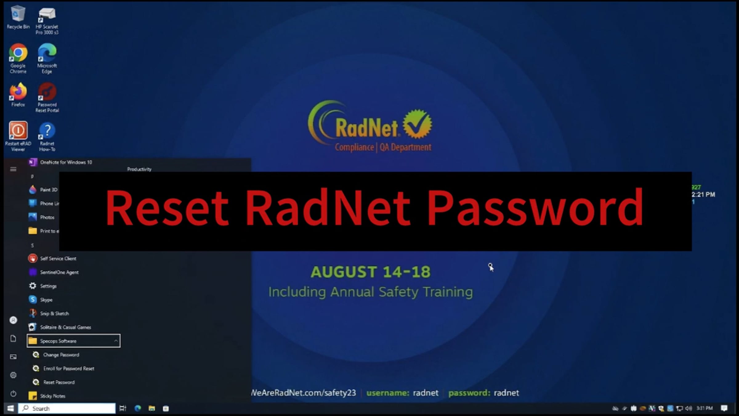 SpecOps Reset Password | Videos & Movies on Vimeo