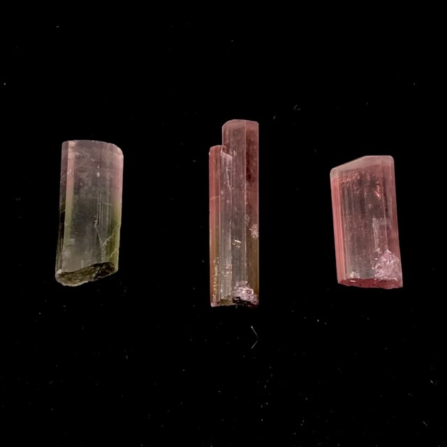 Tourmaline (3 crystal set)