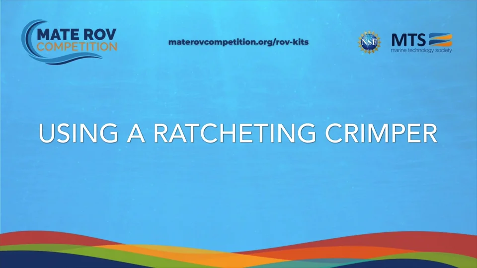 Using A Ratcheting Crimper on Vimeo