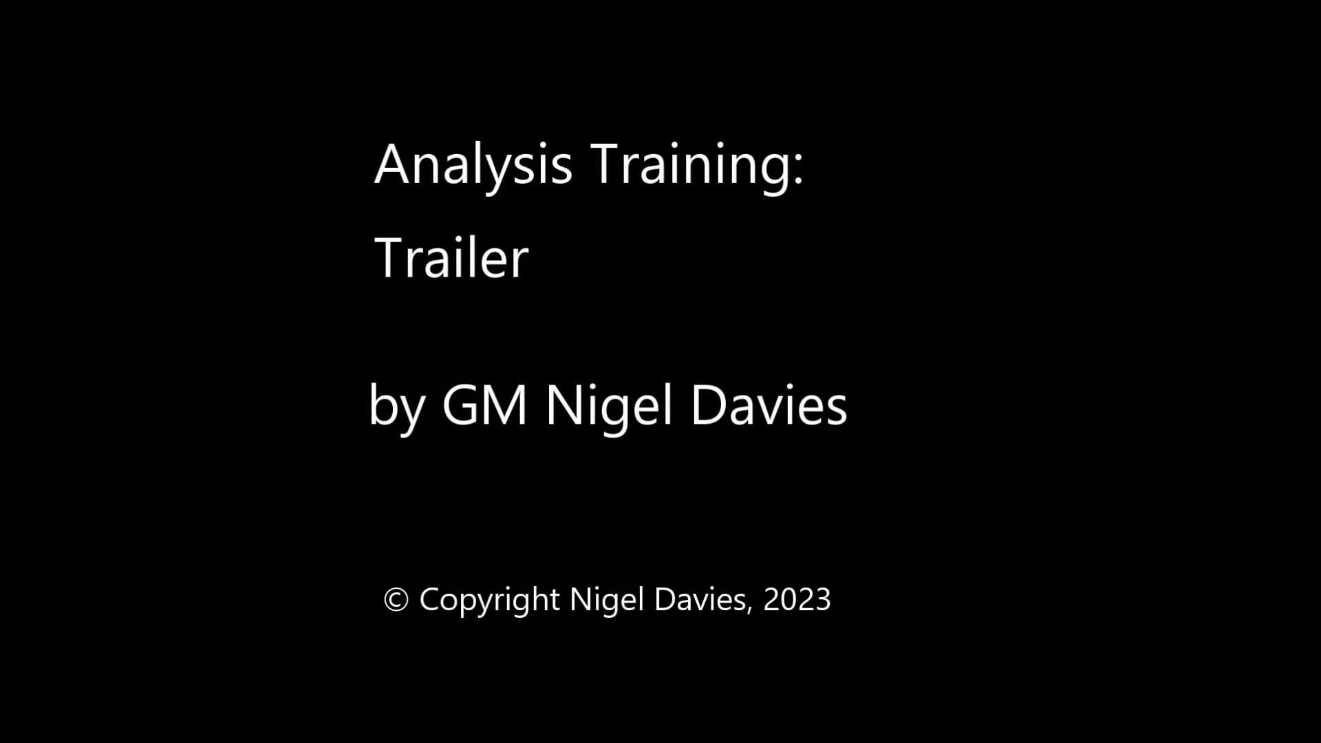 Watch Analysis Training 3 Online | Vimeo On Demand on Vimeo