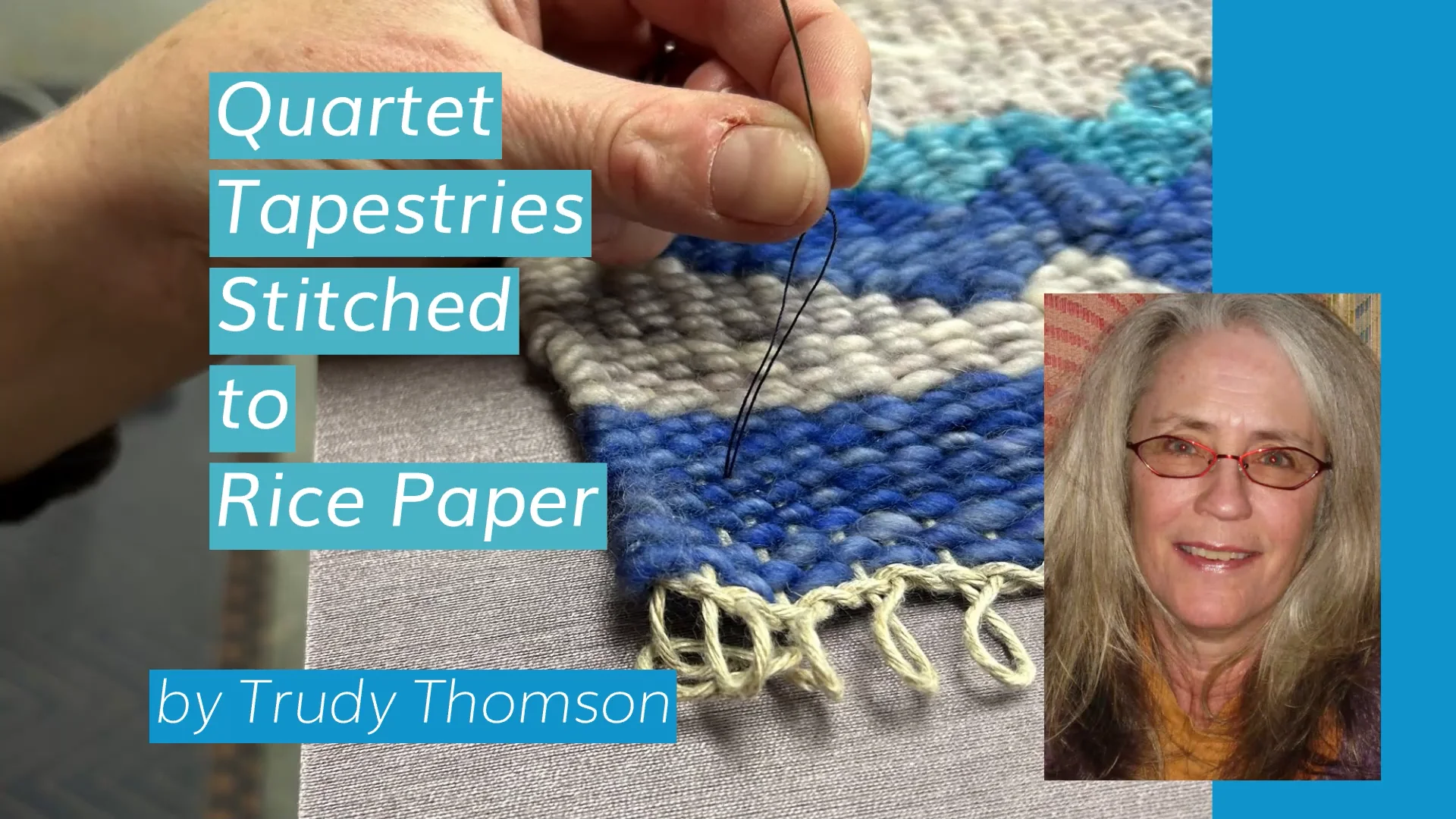 Quartet Tapestries Displayed on Rice Paper on Vimeo