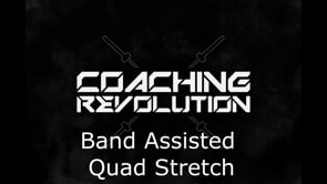 Band Assisted Quad Stretch