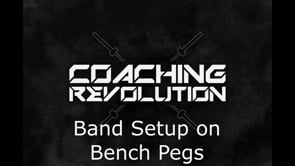 Band Setup on Bench Pegs