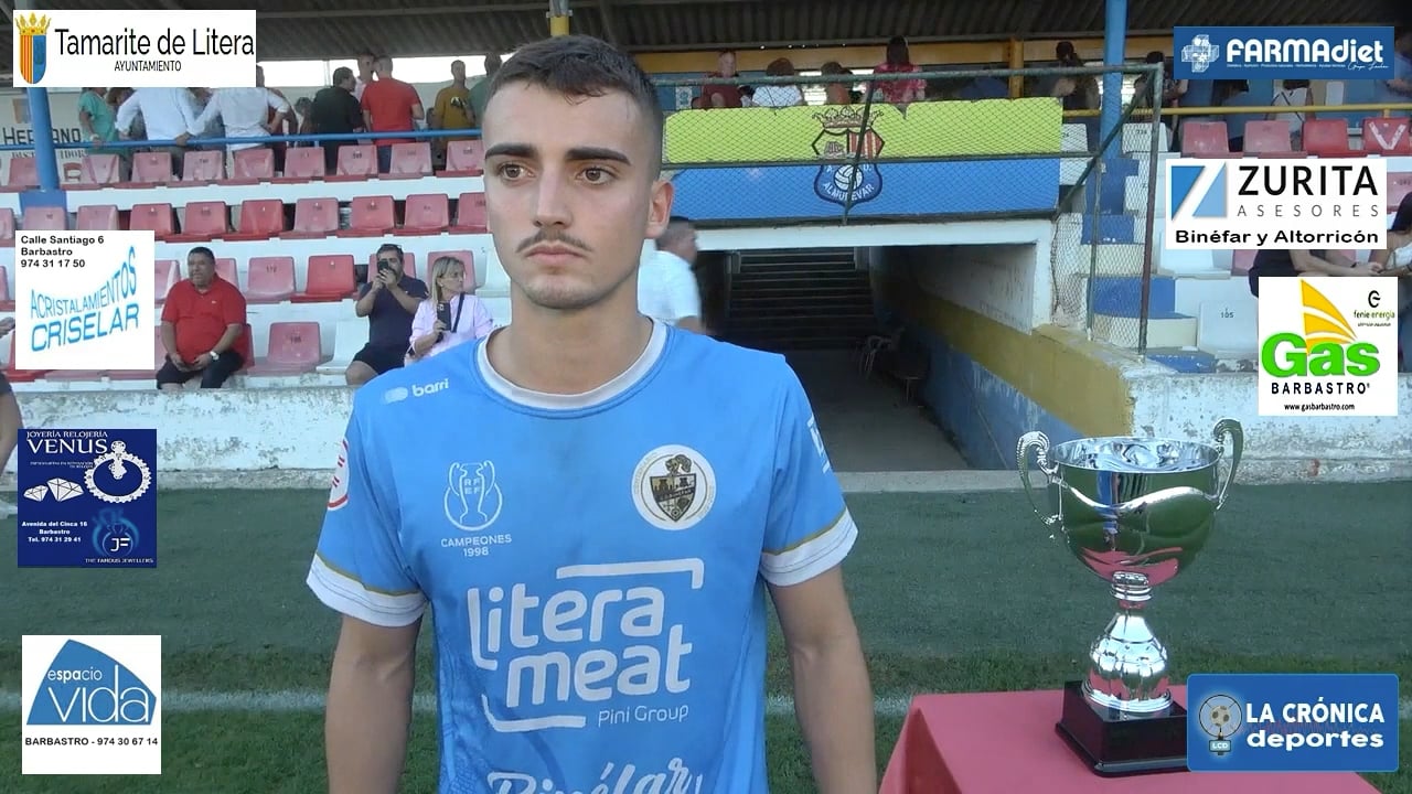 SOLANO (Jugador Binéfar) AD Almudévar 1-2 CD Binéfar / Jornada 1 / 3ª División