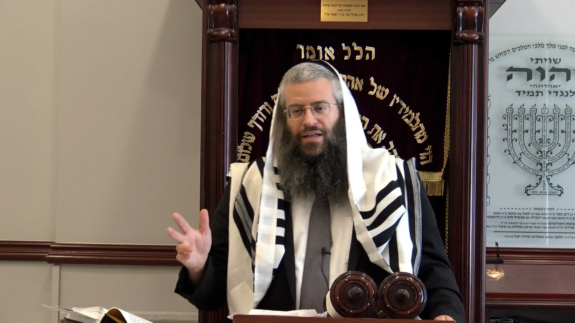 Rabbi Areah Leib Zell leading Tehillim on Vimeo