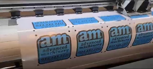 Print and Cut Stickers by AM ECO-XP600 & V3-1660 CCD