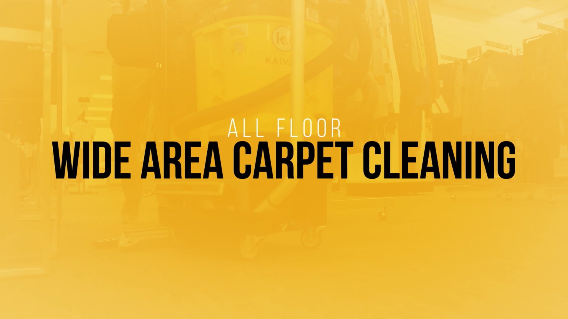 Wide Area Carpet Cleaning - video thumbnail