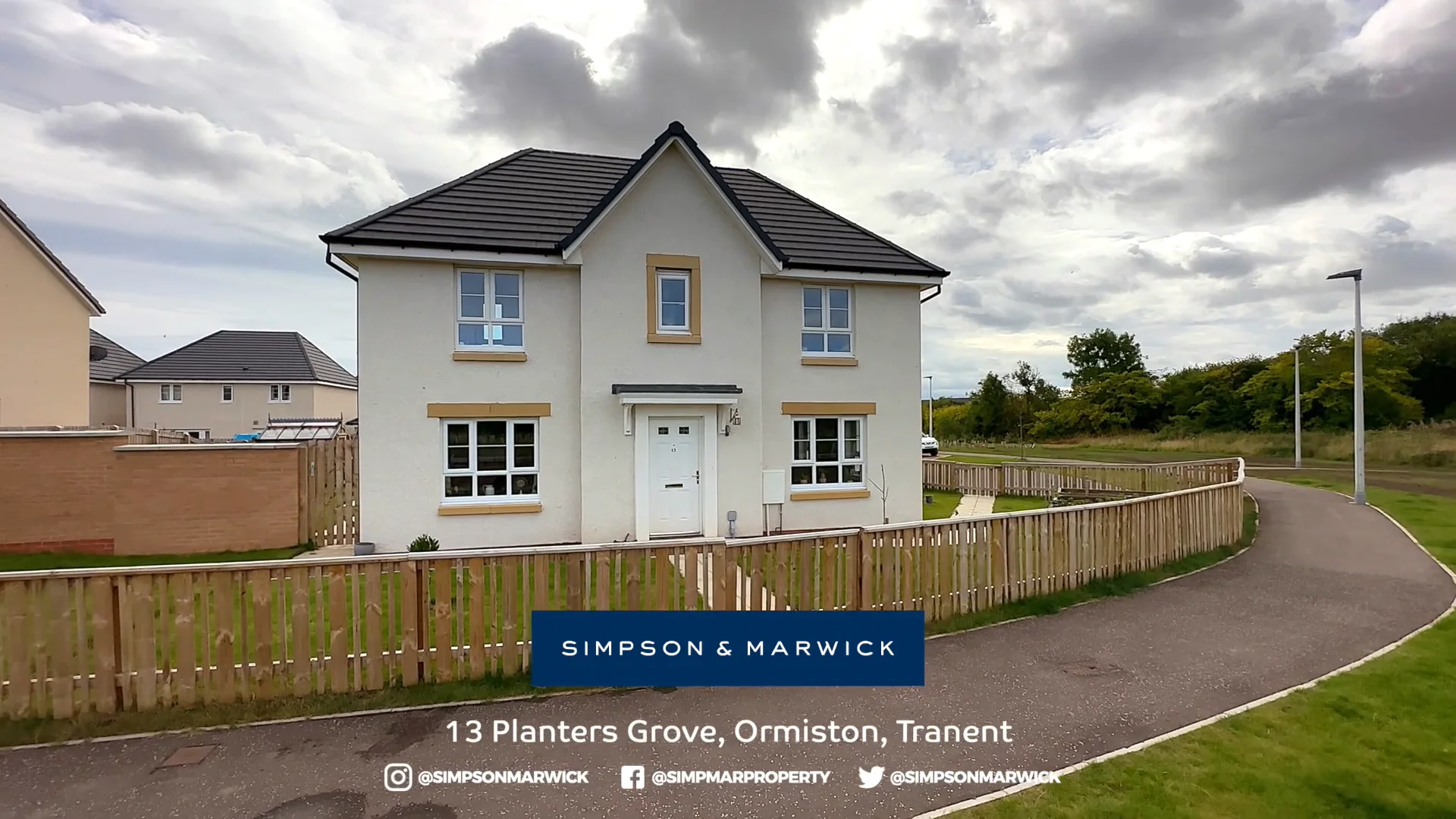 SCENEINVIDEO 13 Planters Grove, Ormiston, Tranent, East Lothian, EH35
