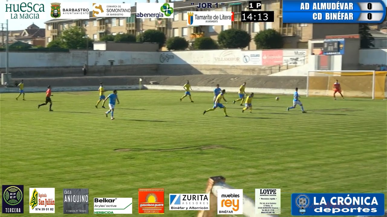 (RESUMEN y GOLES) AD Almudévar 1-2 CD Binéfar / Jornada 1 / 3ª División