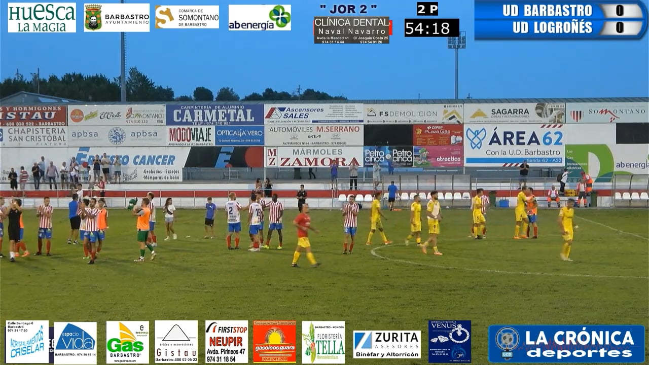 (RESUMEN) UD Barbastro 0-0 UD Logroñés / Jor. 2 - Segunda Rfef - Gr 2