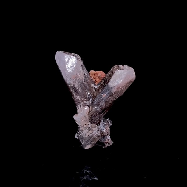 Cerussite (smoky colored twin)