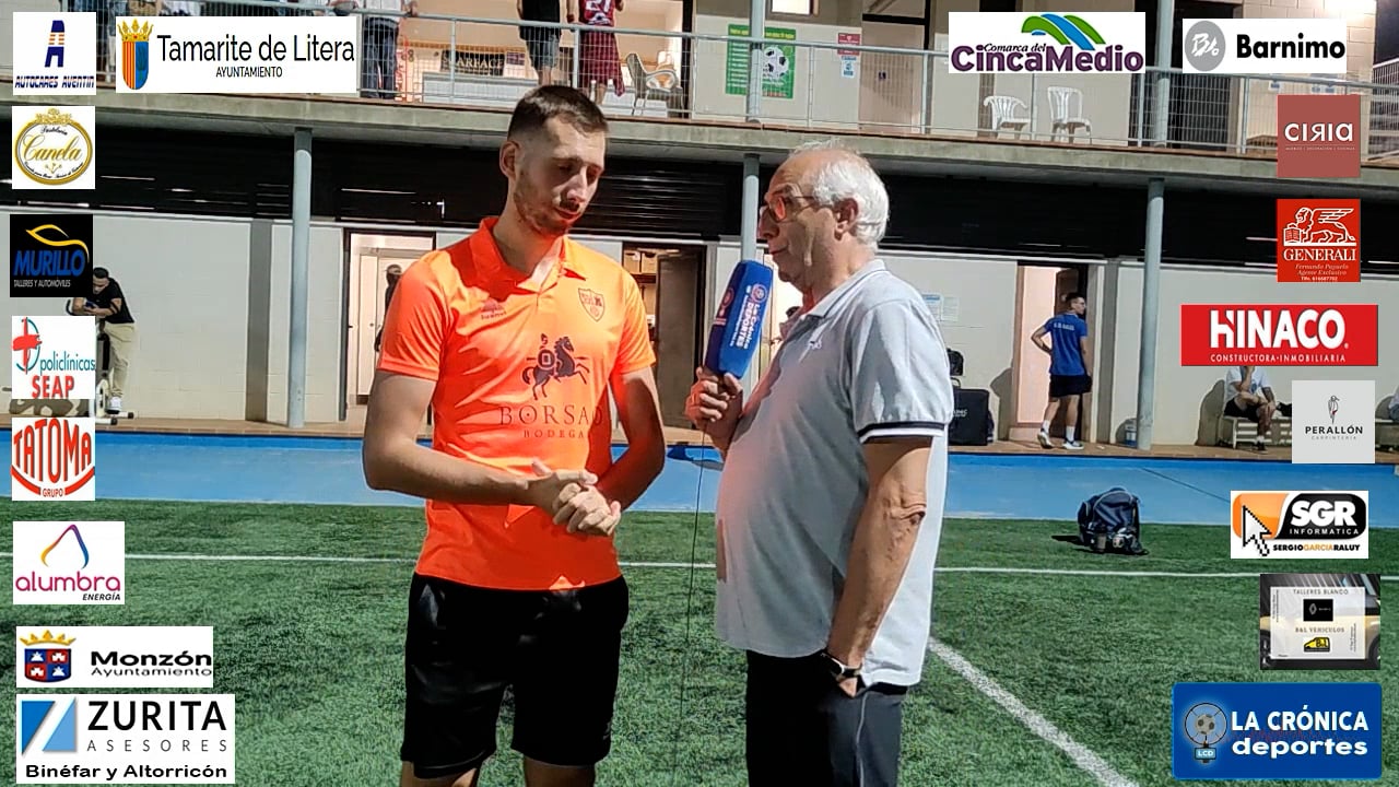 RAÚL  CHUECA (Jugador Borja) Tamarite 2-0 Borja / J 1 / 3ª División