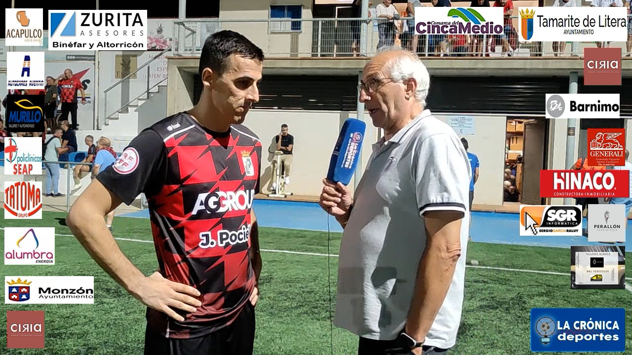 DAVID VARILLA (Jugador Tamarite) Tamarite 2-0 Borja / J 1 / 3ª División