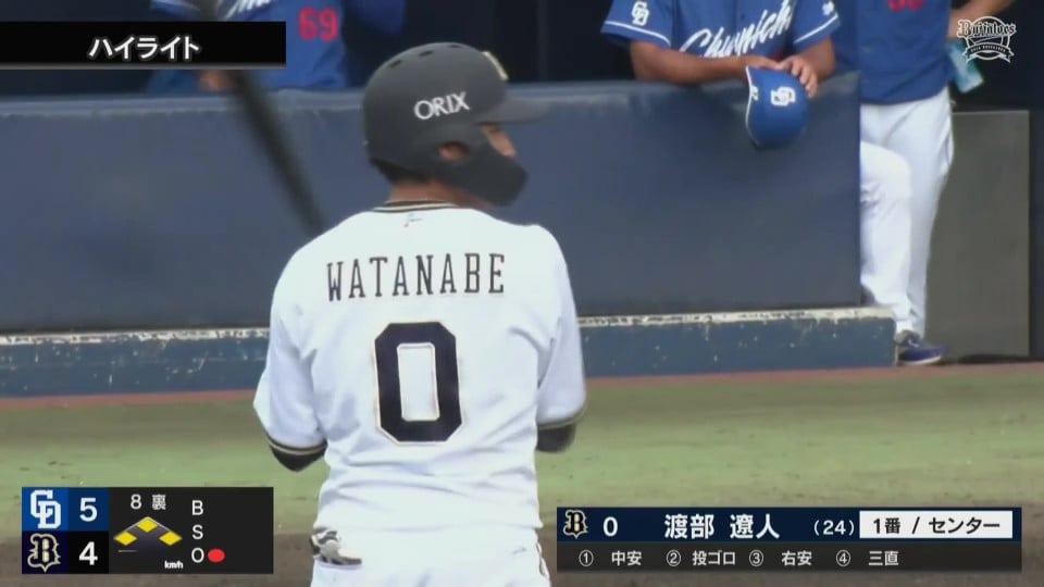 【ファーム】9月12日 オリックス・バファローズ 対 中日ドラゴンズ ダイジェスト