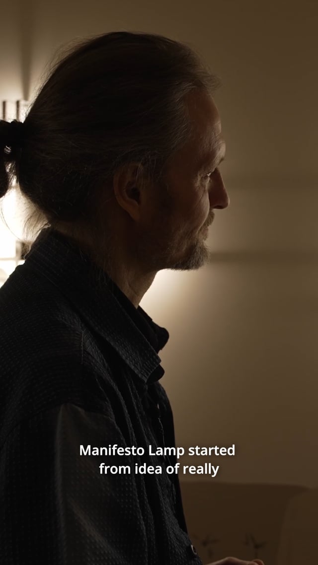 Manifesto | The designer behind the light | Timo Ripatti