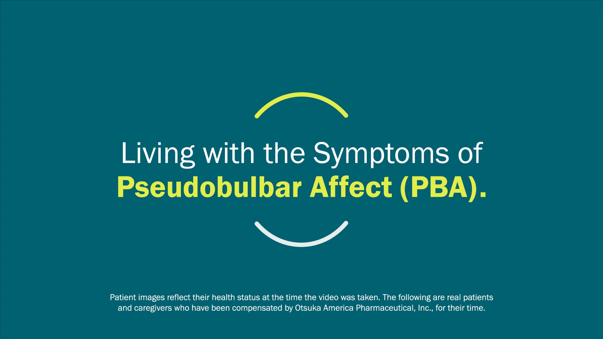 Living With The Symptoms Of Pseudobulbar Affect (PBA) On Vimeo